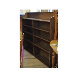 An open bookcase, 159 cm wide,