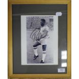 Football autographs: signed photographs of Pele, Diego Maradona,