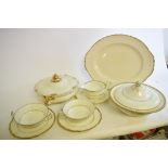 A Royal Doulton Belvedere pattern part dinner service,