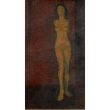 Rafat Sabri Osman, nude (without arms), oil on canvas, 48.
