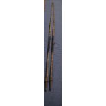 A large pair of African spears,
