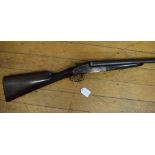 A 12 bore side by side, sidelock ejector shotgun, with 26 inch barrels,