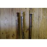 A Hardy 8½ foot Graphite Fly rod,