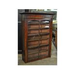 A mahogany bookcase, 84 cm wide,