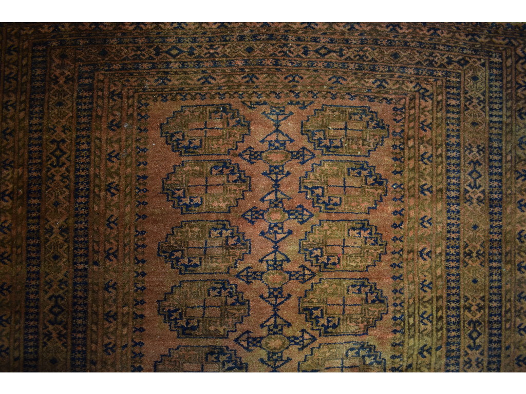 An Afghan rug, decorated central lozenge - Image 4 of 4