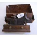 A Howkins Model B plane, Patent No 15336