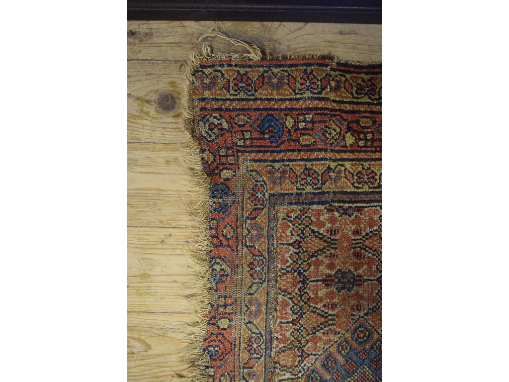 A Persian runner, with stylised floral m - Image 7 of 11