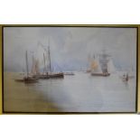 Charles Mottram, sailing boats in an est