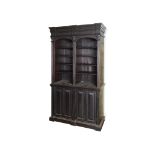 An 18th century style bookcase, having t