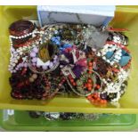 Assorted costume jewellery