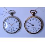 A Oreda open face pocket watch,