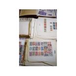 Assorted world stamps, in albums,