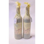 Two bottles of Belair Monange Premier Grand Cru Classe,