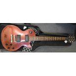 An Epiphone Les Paul electric guitar,