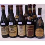 Two bottles of Barolo, 1976,