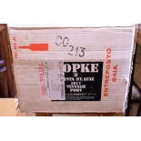 Twelve bottles of Kopke Quinta St Luiz vintage port,