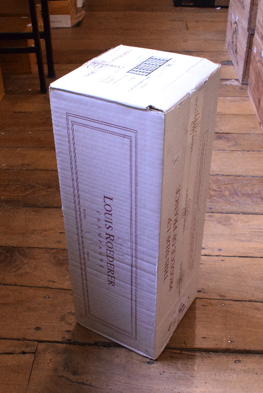 A jeroboam of Louis Roederer Champagne,