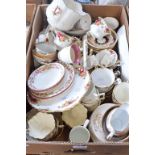 A Royal Albert Old Country Roses part tea service, assorted Wedgwood Jasperware, studio pottery,