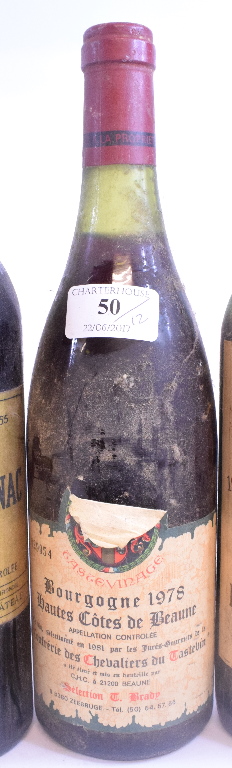 A bottle of Chateau Brane Cantenac Margaux, 1966, a bottle of Chateaunuf du Pape, 2002, - Bild 4 aus 14