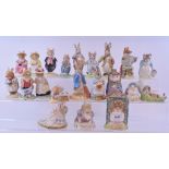 Seven Royal Albert Beatrix Potter figures, including Miss Dormouse, all BP-6a,