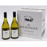 Twelve bottles of Walter Clappis The Hedonist Viognier/Chardonnay,