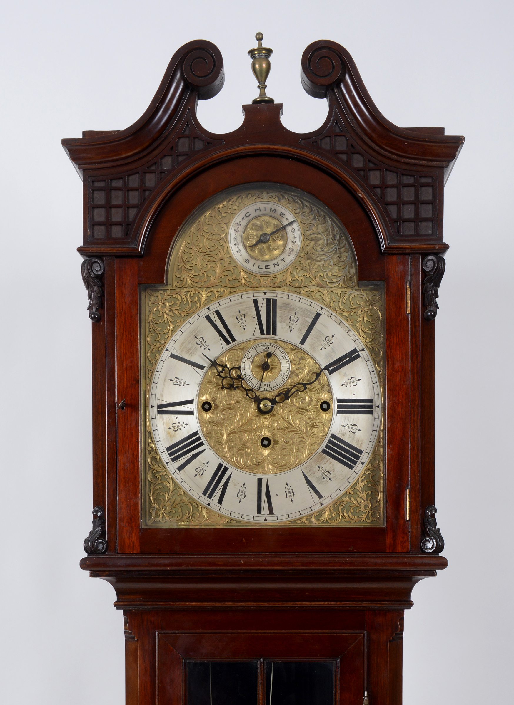 A longcase clock, the 30.