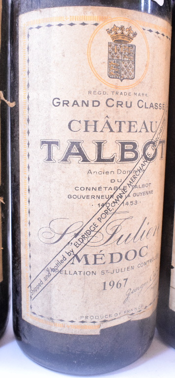 A bottle of Chateau Brane Cantenac Margaux, 1966, a bottle of Chateaunuf du Pape, 2002, - Bild 10 aus 14