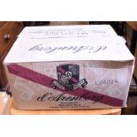 Six bottles of d'Arenberg The Dead Arm Shiraz, McLaren Vale,