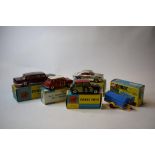 A Corgi Toys Austin Se7en, 225, and five others Mini-Cooper with De-Luxe wickerwork, 249,