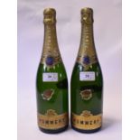 Two bottles of Pommery Champagne,