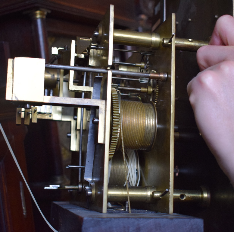 A longcase clock, the 30. - Image 6 of 7