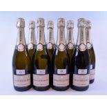 Eight bottles of Louis Roederer Champagne,