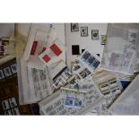 A large quantity of modern mint and other stamps (box)