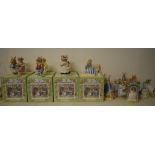 Ten Royal Doulton Brambly Hedge figures, including Mr Saltapple, DBH24, and Mr Toadflax, DBH10C,