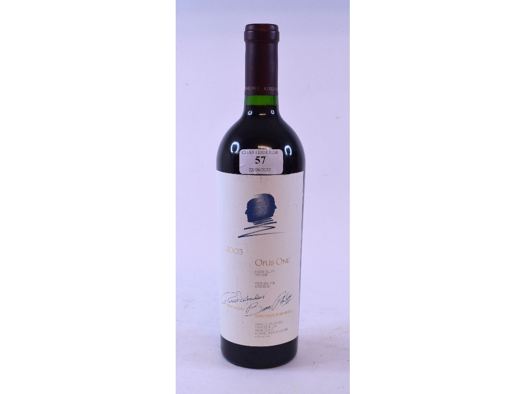 EXTRA LOT: A bottle of Opus One,