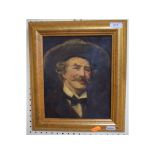 A portrait of a gentleman with a moustache, 26.5 x 21.