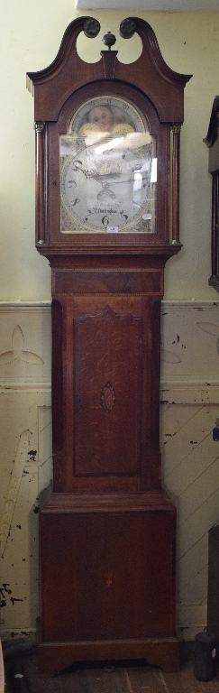 A longcase clock, - Image 2 of 5