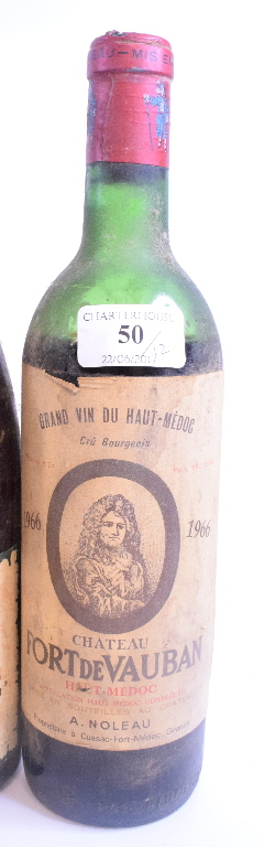 A bottle of Chateau Brane Cantenac Margaux, 1966, a bottle of Chateaunuf du Pape, 2002, - Bild 3 aus 14