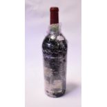 A magnum of Chateau Mouton Rothschild,