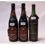 Two bottles of Amarone, 1976, and another,