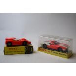 A Dinky Toys Alfa Romeo OSI Scarabeo, 217, and another De Tomaso-Mangusta, 187,