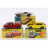 A Corgi Toys Jaguar E-Type competition model, 312,