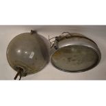 A pair of Lucas P100 headlamps, for restoration,