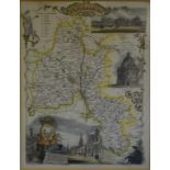 A Thomas Moule map, Oxfordshire, another Moule map,