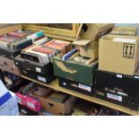 Assorted leather bindings and other volumes (16 boxes)