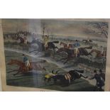 An Ackermann's Series of National Steeple-Chases coloured print,