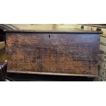 A 19th century sailors style chest,