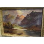 F Y Jamieson (?), Loch Fyne, oil on canvas, signed,