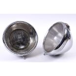 A pair of Lucas P100R headlamps,