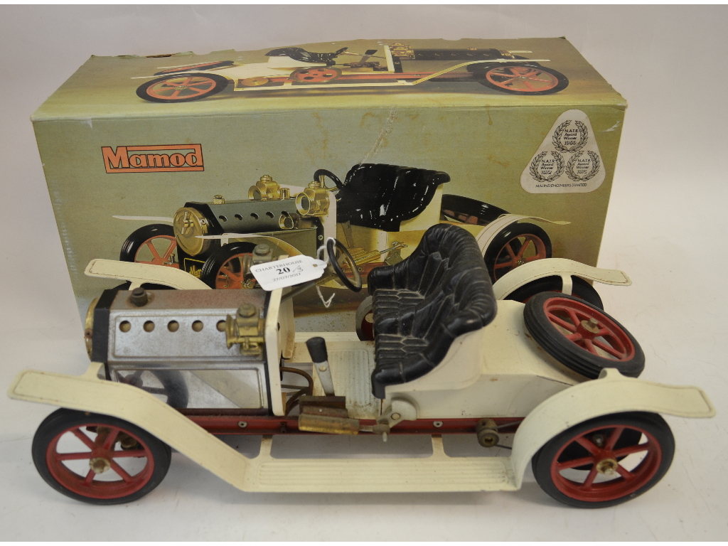 A Mamod steam road car, SA1, boxed,